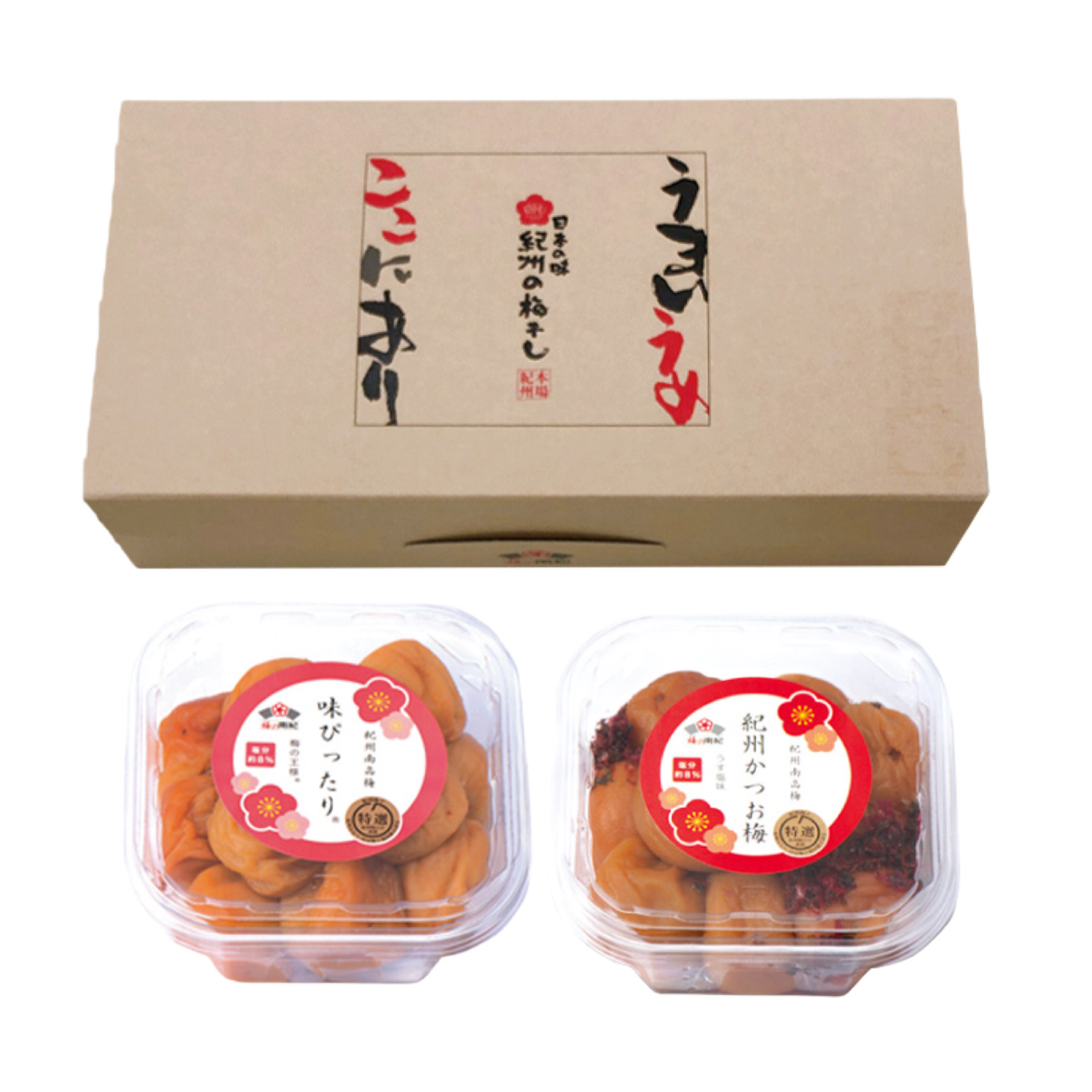 味わい二品（味ぴったり®️・紀州かつお梅）