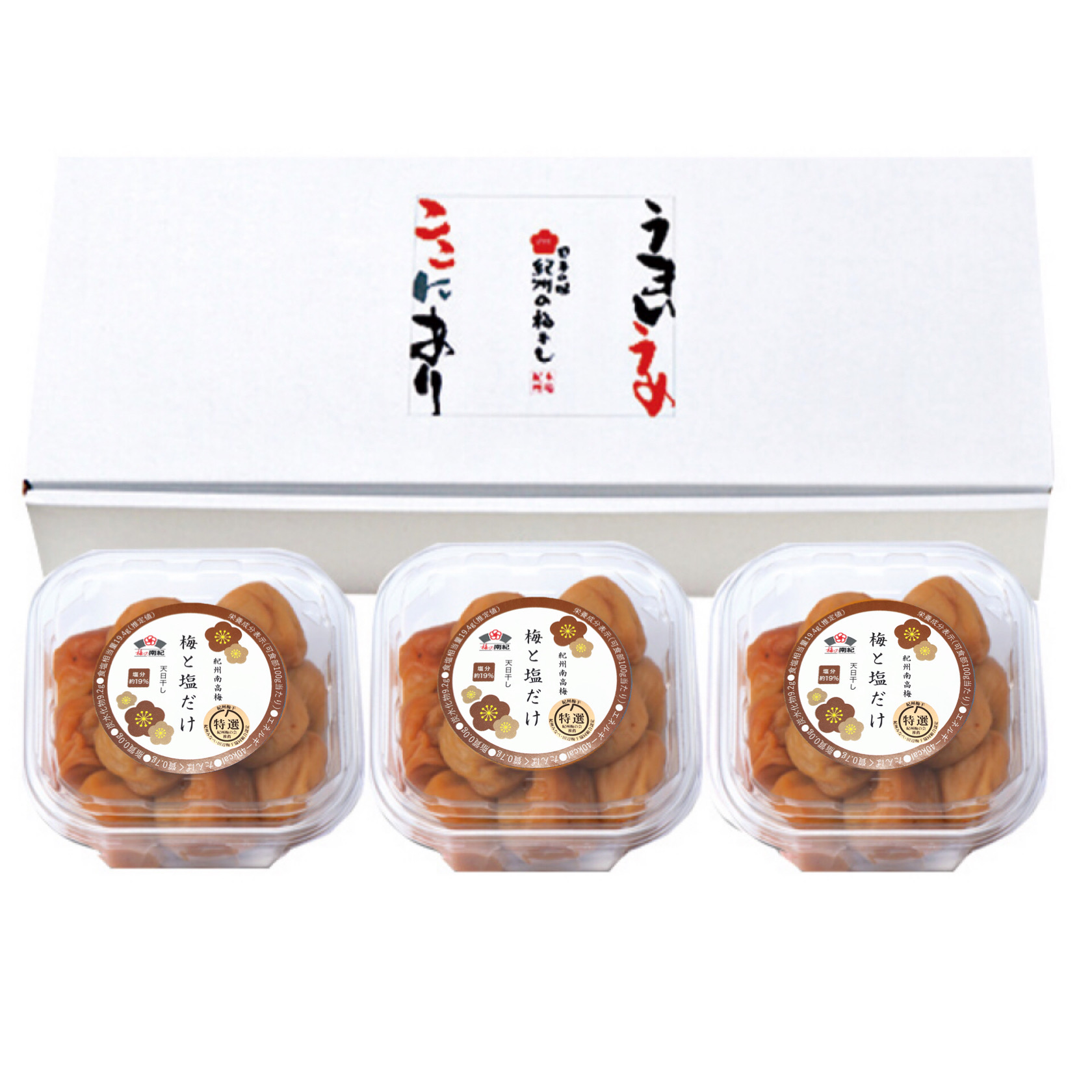 梅と塩だけ 1kg(250g×4)